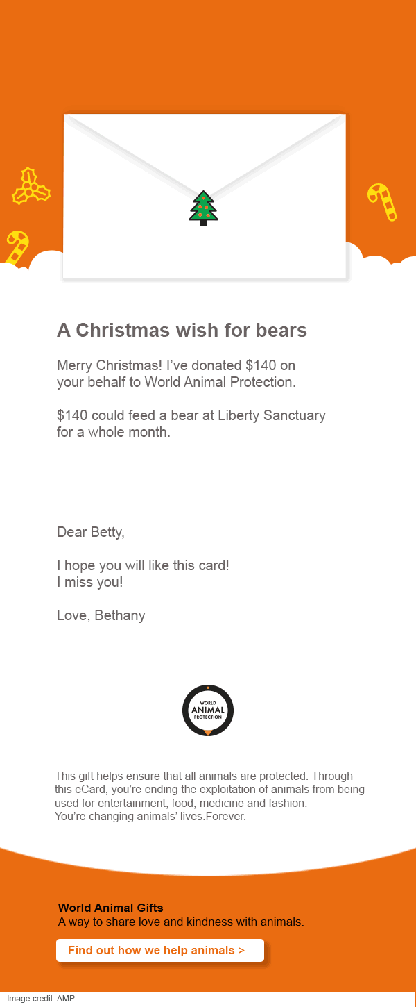 eCard: A Christmas wish for bears